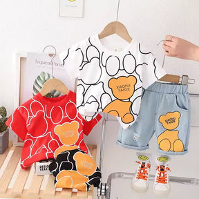 Conjunto Infantil Menino Urso Aventureiro - 1 a 5 Anos - Varialle