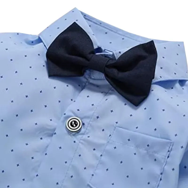 Conjunto Infantil Social - Príncipe Azulinho Elegante 3 a 24 Meses, Varialle