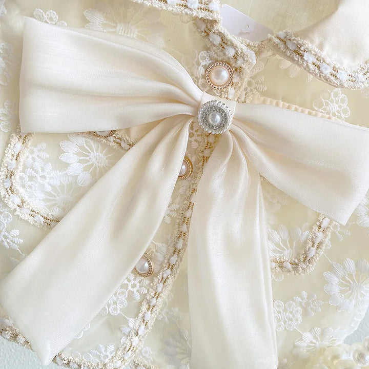 Conjunto Infantil Feminino Renda Bordada 2 a 7 Anos_Varialle