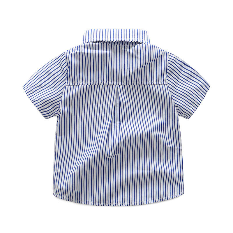 Conjunto Infantil Masculino Camisa Listrada e Bermuda 2 a 6 Anos | Varialle