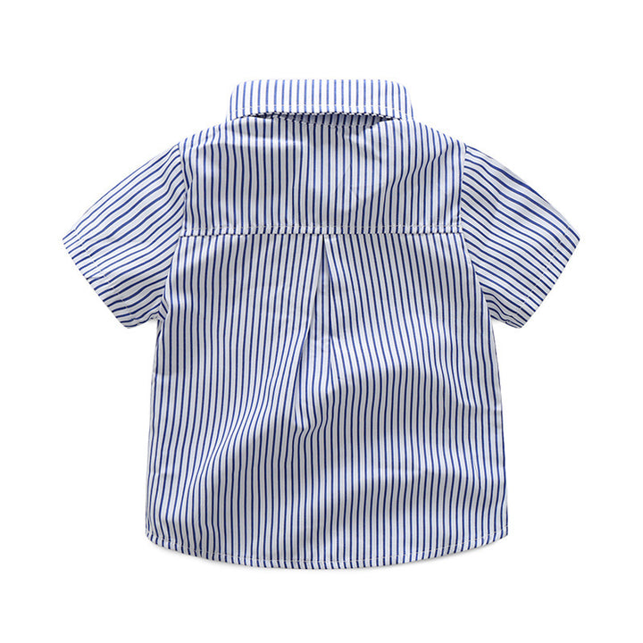 Conjunto Infantil Masculino Camisa Listrada e Bermuda 2 a 6 Anos | Varialle