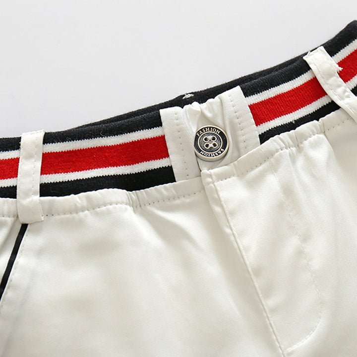 Conjunto Infantil Masculino Camisa Listrada e Bermuda 2 a 6 Anos | Varialle