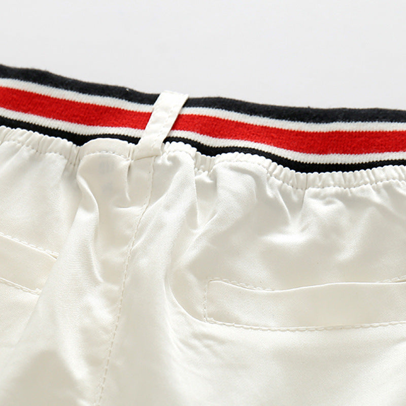 Conjunto Infantil Masculino Camisa Listrada e Bermuda 2 a 6 Anos | Varialle