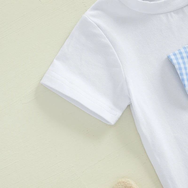 Conjunto Meninos Camiseta Coelhinho com Short 3 M a 3 A Varialle