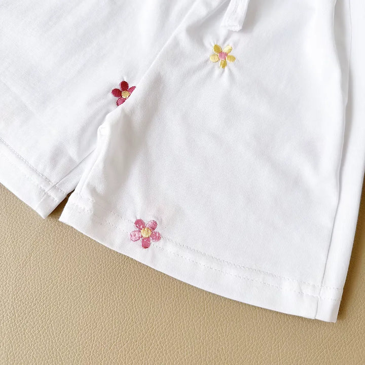 Conjunto Verão Bebê Algodão Floral 2 Peças 6 Meses a 3 Anos Varialle