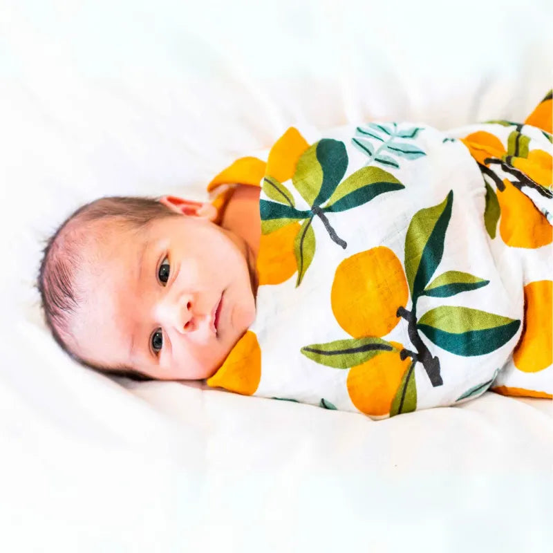 Cueiro de Musselina para Bebês em Algodão - Kit com 4 Peças 120x110cm, Varialle