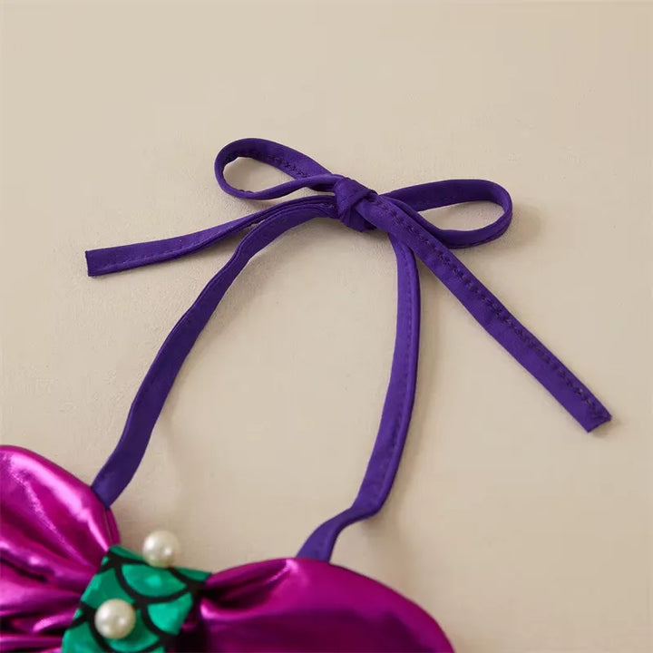 Fantasia Infantil Sereia - Top Brilhante e Saia de Tule para Bebês 0 a 3 Anos Varialle