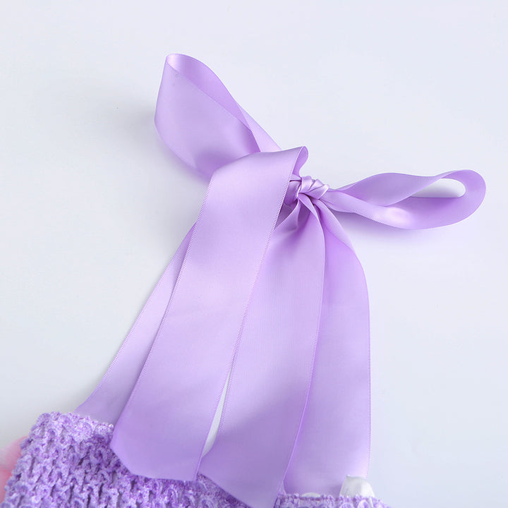 Fantasia Infantil Sereia Princesa com Vestido e Acessorios 1 a 12 Anos Varialle