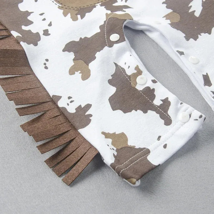 Fantasia de Cowboy para Bebês com Body, Chapéu e Lenço Varialle