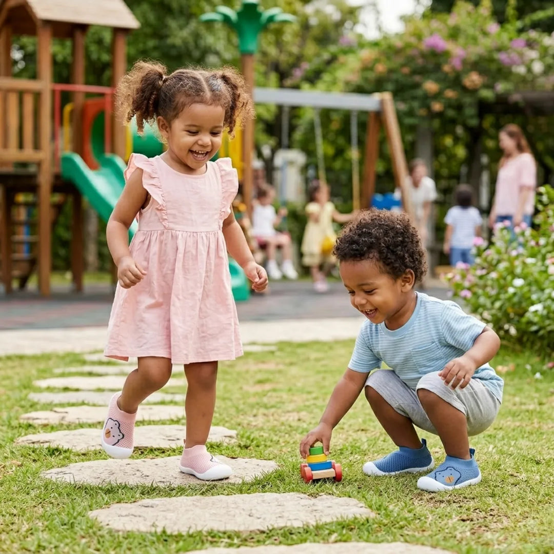 Tênis Infantil Respirável Antiderrapante KickBaby Ursinho - Varialle