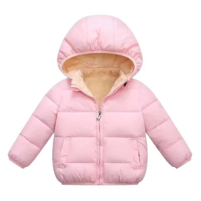 Jaqueta Puffer Infantil Com Capuz Removível e Forro Peluciado Varialle