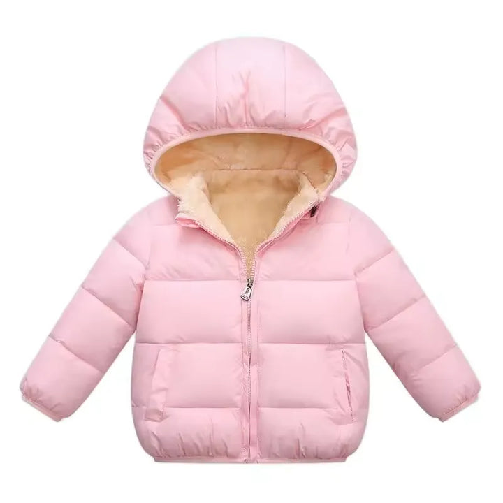 Jaqueta Puffer Infantil Com Capuz Removível e Forro Peluciado Varialle