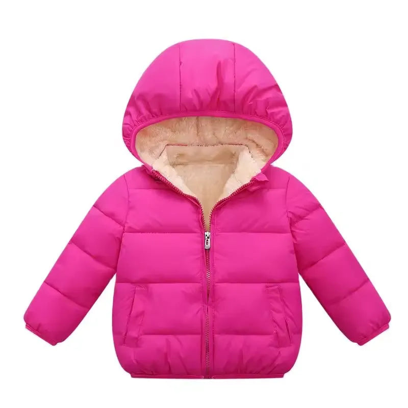 Jaqueta Puffer Infantil Com Capuz Removível e Forro Peluciado Varialle