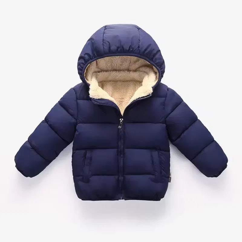 Jaqueta Puffer Infantil Com Capuz Removível e Forro Peluciado Varialle