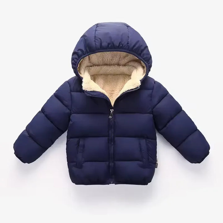 Jaqueta Puffer Infantil Com Capuz Removível e Forro Peluciado Varialle