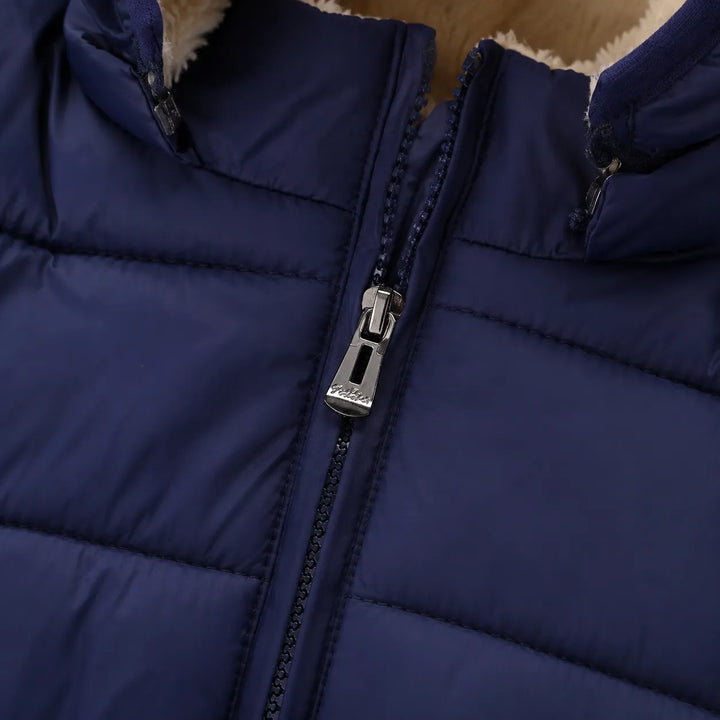 Jaqueta Puffer Infantil Com Capuz Removível e Forro Peluciado Varialle