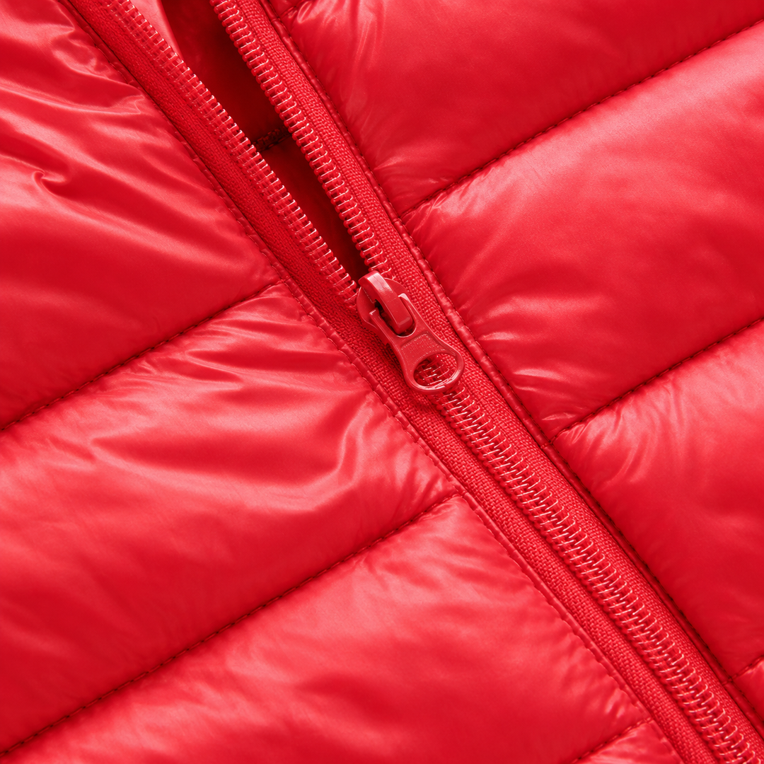 Jaqueta Puffer Infantil Com Capuz Inverno Corta-Vento (Sem Mangas) Varialle