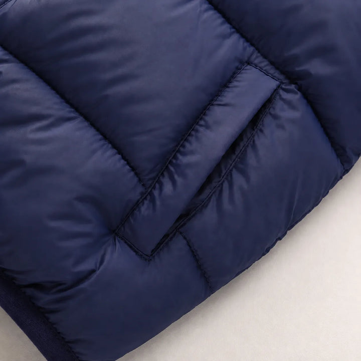 Jaqueta Puffer Infantil Com Capuz Removível e Forro Peluciado Varialle