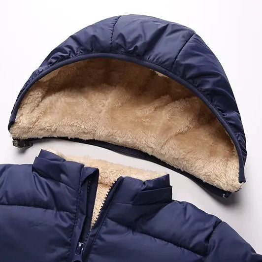 Jaqueta Infantil com Capuz e Forro de Pelúcia 1 a 6 Anos Varialle