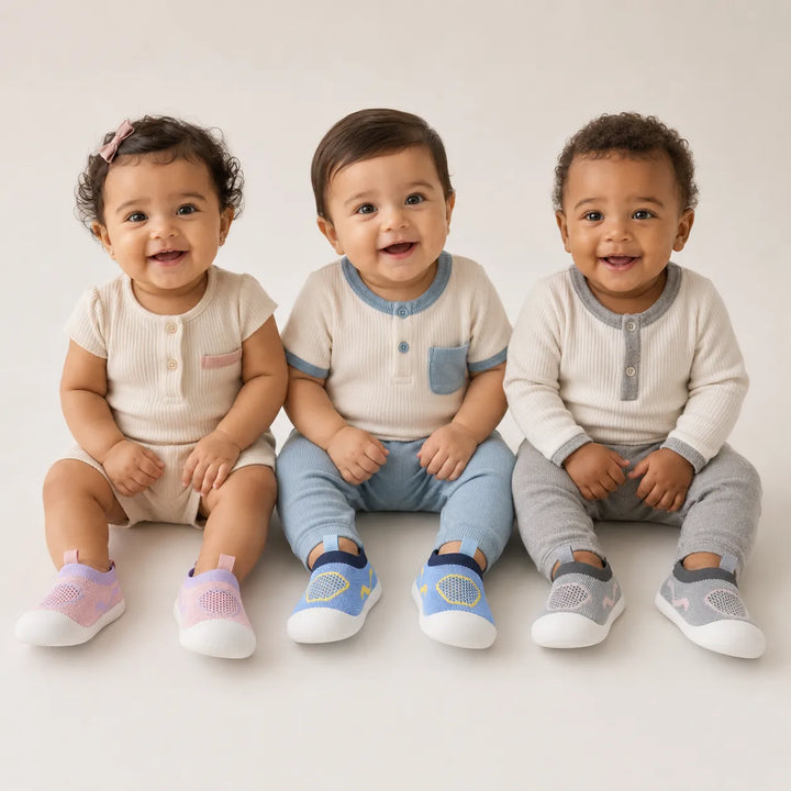 Tênis Infantil Respirável Antiderrapante KickBaby Comfy