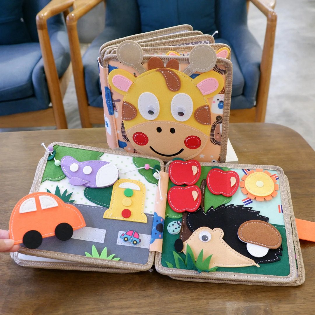 Livro Sensorial Montessori para Crianças BabySenses Varialle