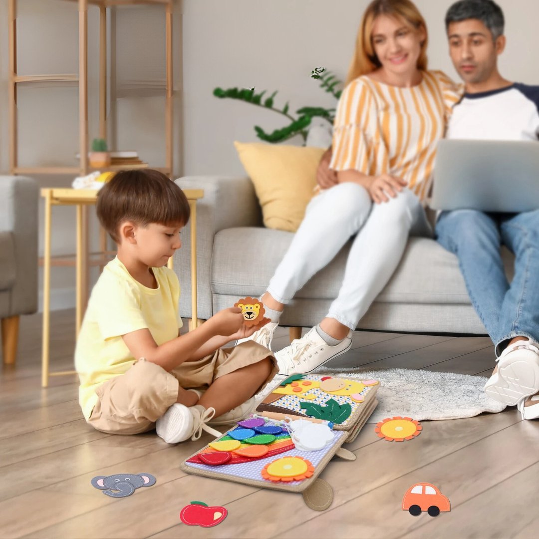 Livro Sensorial Montessori para Crianças BabySenses Varialle