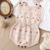Macaquinho de Tricô Feminino para Bebê Algodão Doce 1 a 18 Meses
