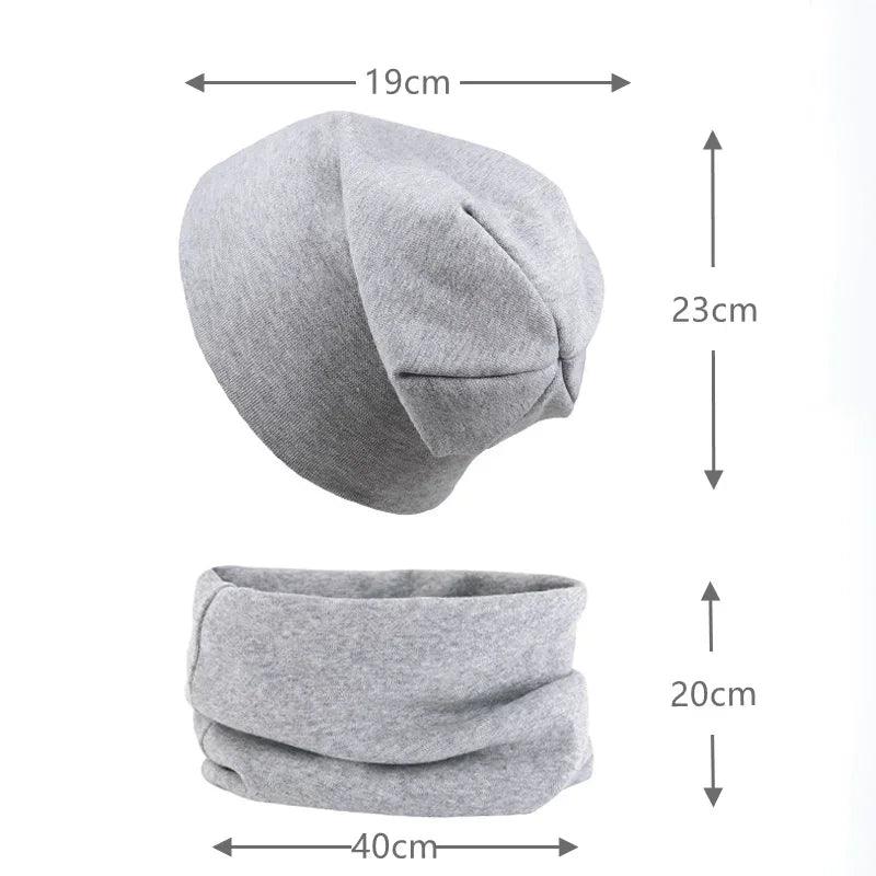 Touca Infantil Estilo Gorro com Gola de Pescoço (Unissex) Varialle