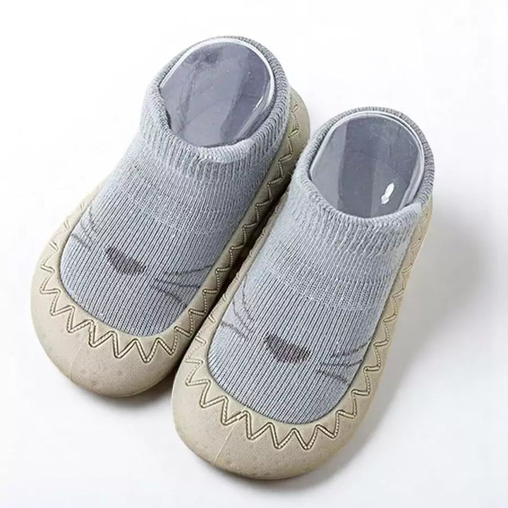 Meia com Sola Antiderrapante para Bebê – Primeiros Passos 0 a 2 Anos