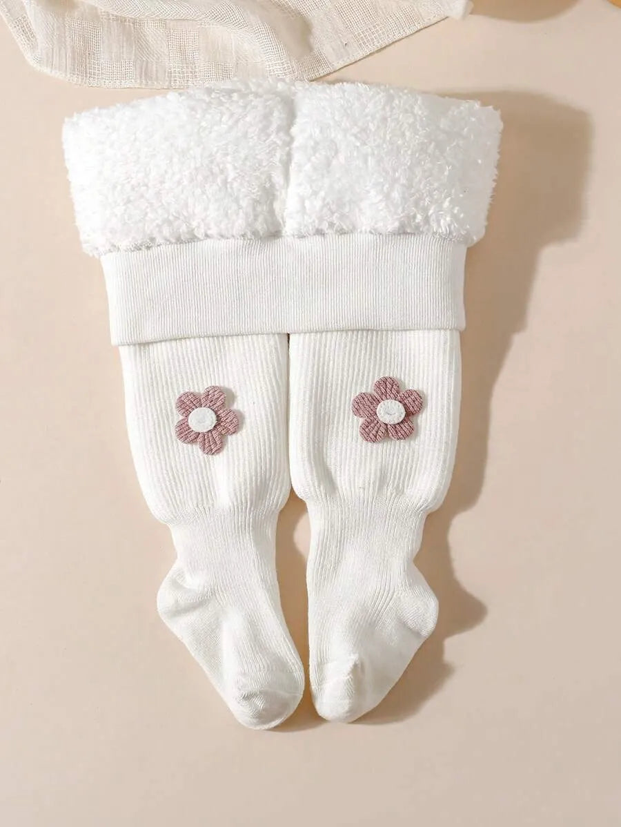 Meia Calça Infantil Peluciada e Térmica 0 a 3 Anos Varialle