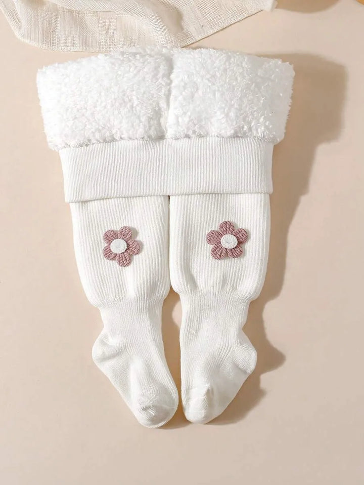 Meia Calça Infantil Peluciada e Térmica 0 a 3 Anos Varialle