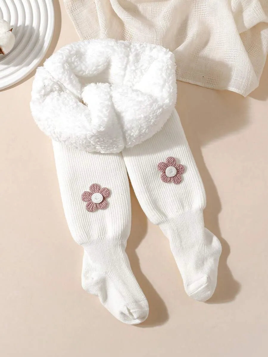 Meia Calça Infantil Peluciada e Térmica 0 a 3 Anos Varialle