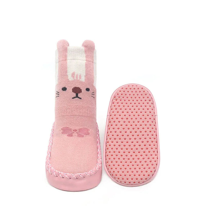 Meias de Bebê com Solado Antiderrapante para Primeiros Passos 0 a 18 Meses Varialle