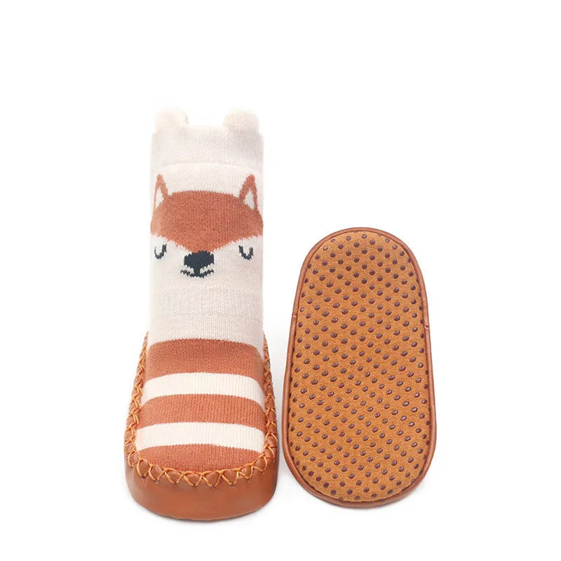 Meias de Bebê com Solado Antiderrapante para Primeiros Passos 0 a 18 Meses Varialle