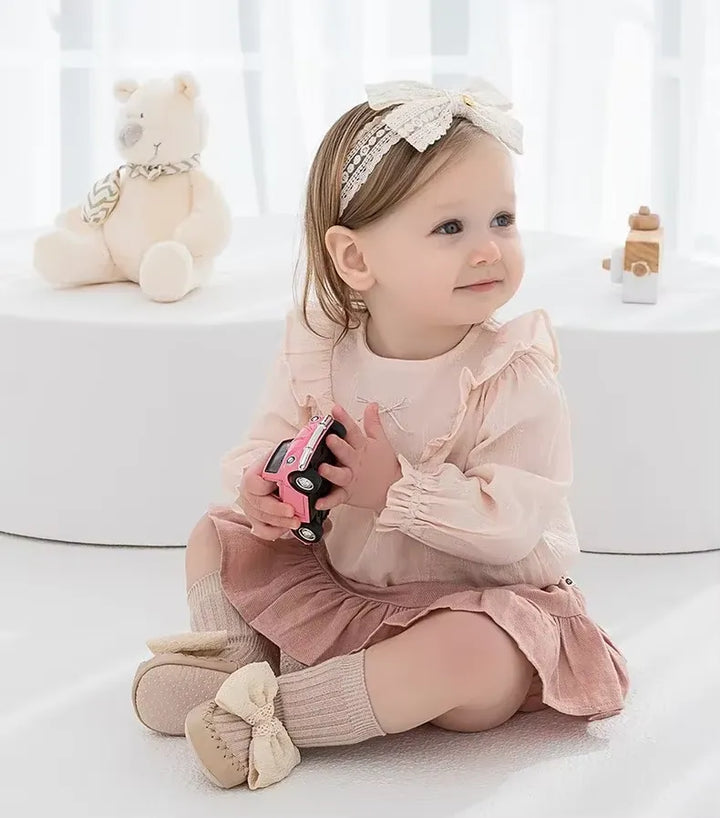 Meias para Primeiros Passos Antiderrapante Confortável e Estilosa 0 a 24M Varialle