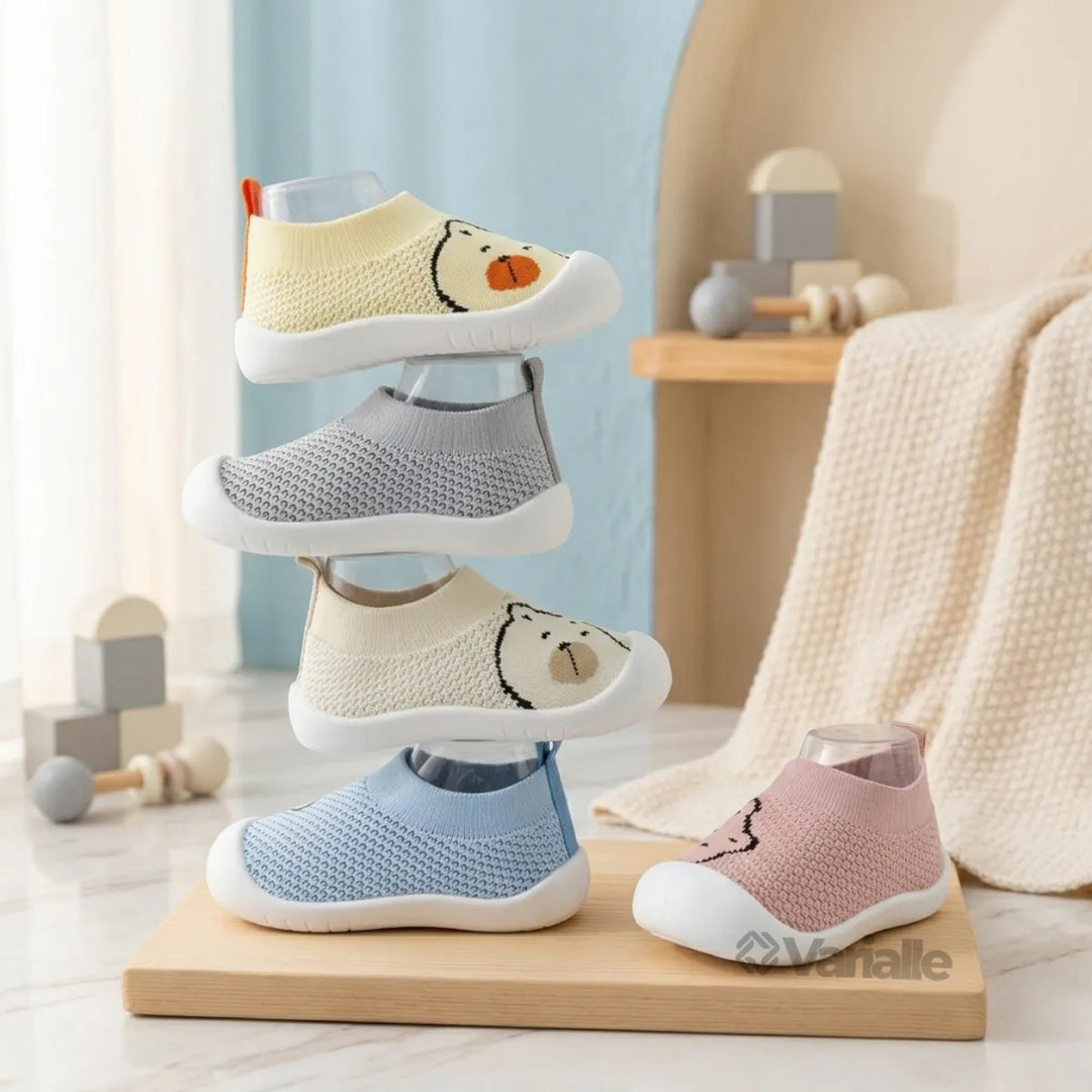 Tênis Infantil Respirável Antiderrapante KickBaby Ursinho - Varialle