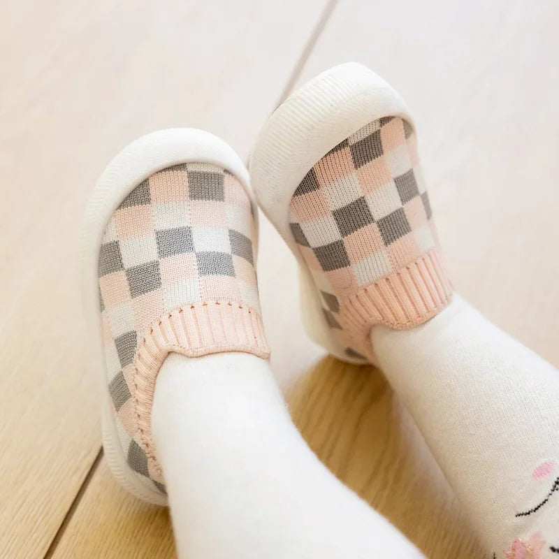 Tênis Infantil Respirável Antiderrapante KickBaby Xadrez - Varialle