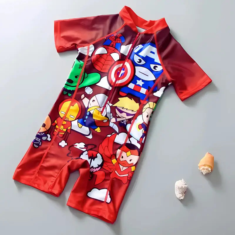 Roupa de Banho Infantil Meninos Super Heróis 2 a 7 Anos, Varialle