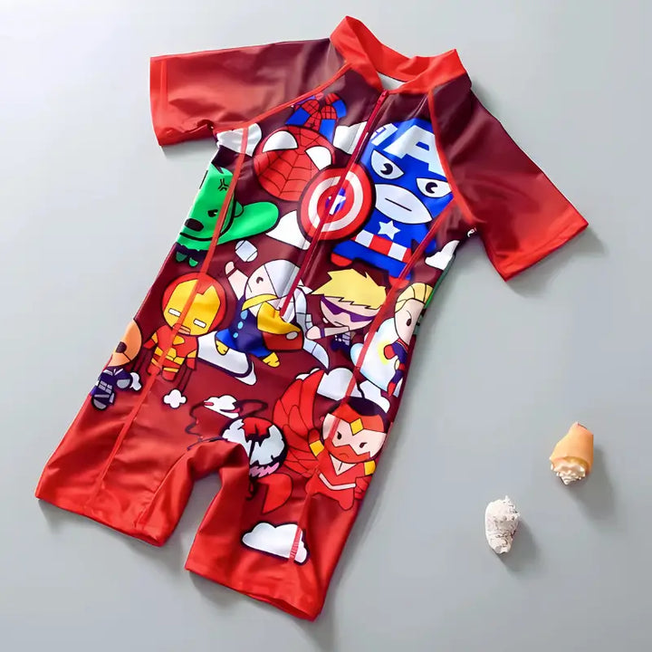 Roupa de Banho Infantil Meninos Super Heróis 2 a 7 Anos, Varialle