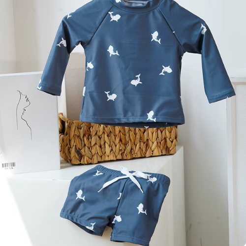 Roupa de Banho Infantil para Meninos - Tropical Kids, 6 Meses a 2 Anos, Varialle