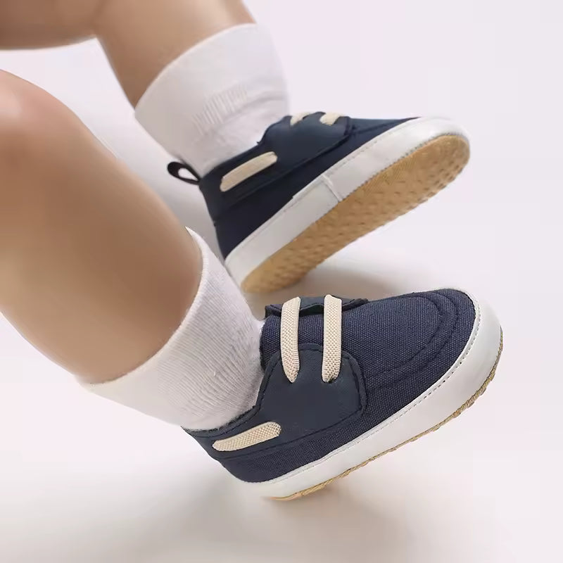 Sapato Infantil Casual Antiderrapante AndyKids Azul Marinho