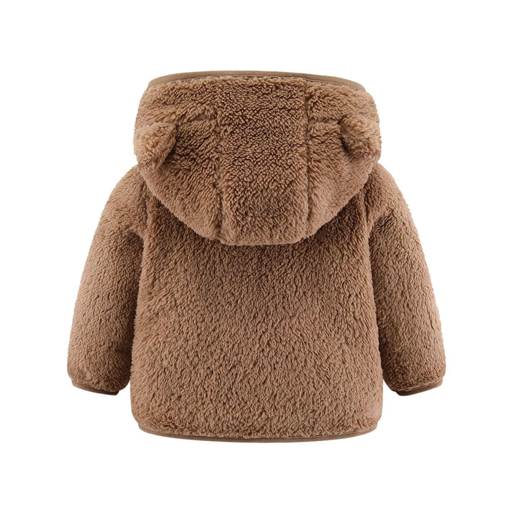 Casaco Infantil de Pelúcia Com Capuz (Unissex)