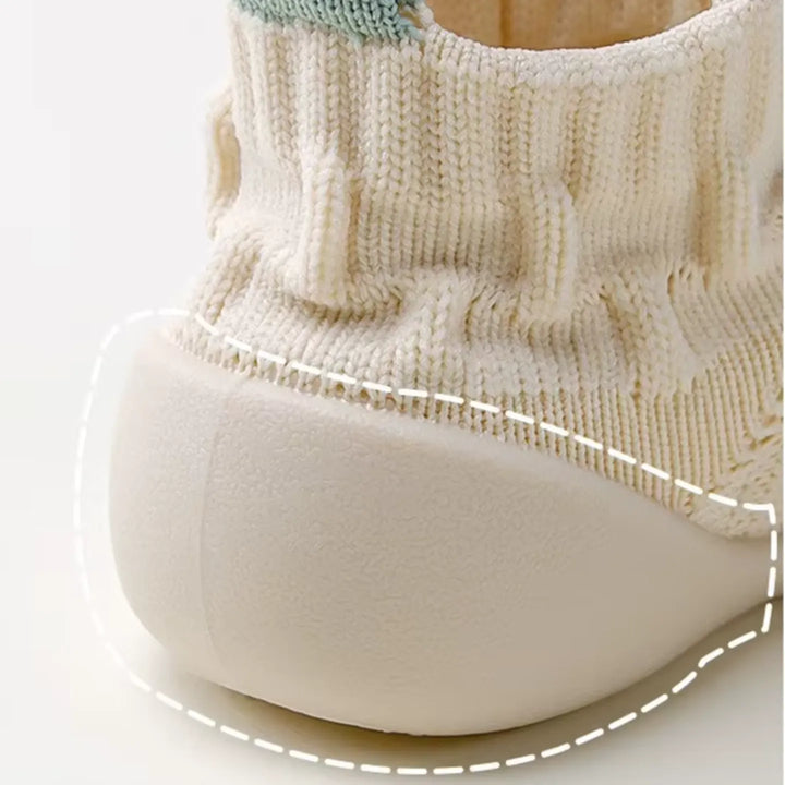 Tênis Meia Infantil Antiderrapante KickBaby Conforto Cano Alto Calcanhar - varialle