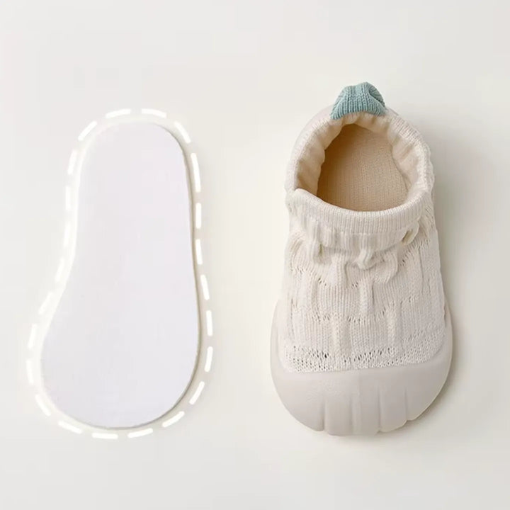 Tênis Meia Infantil Antiderrapante KickBaby Conforto Cano Alto Palmilha  Varialle