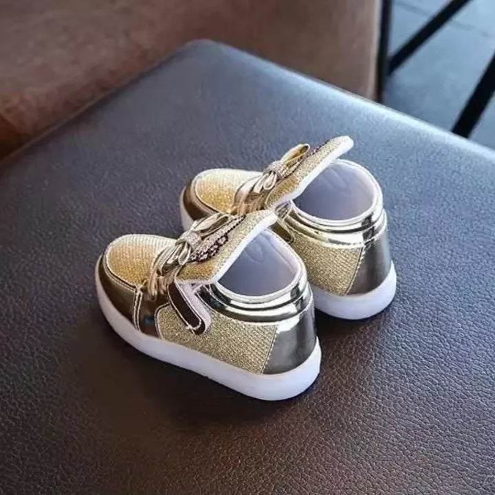 Tênis Infantil Feminino Botinha Gatinha LED