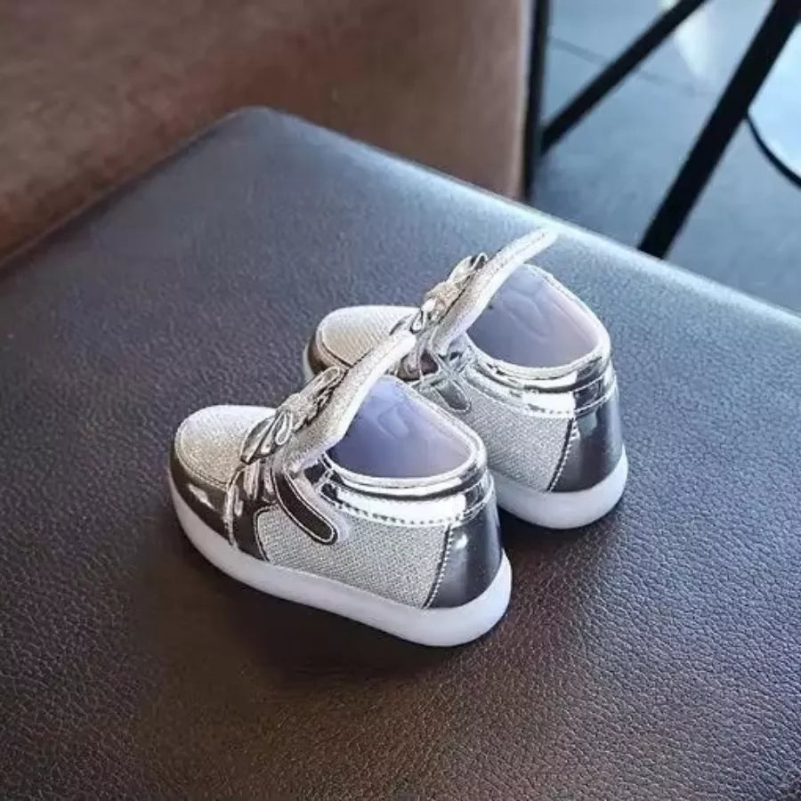 Tênis Infantil Feminino Botinha Gatinha LED