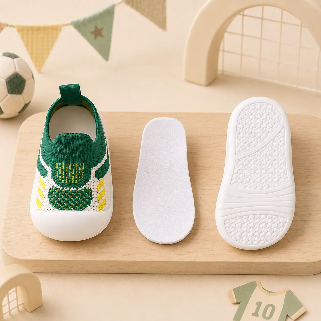 Tênis Meia Infantil Antiderrapante KickBaby Brasileirinho | Varialle