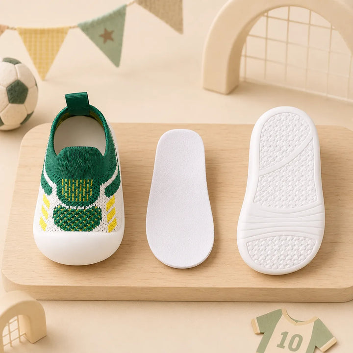 Tênis Meia Infantil Antiderrapante KickBaby Brasileirinho | Varialle