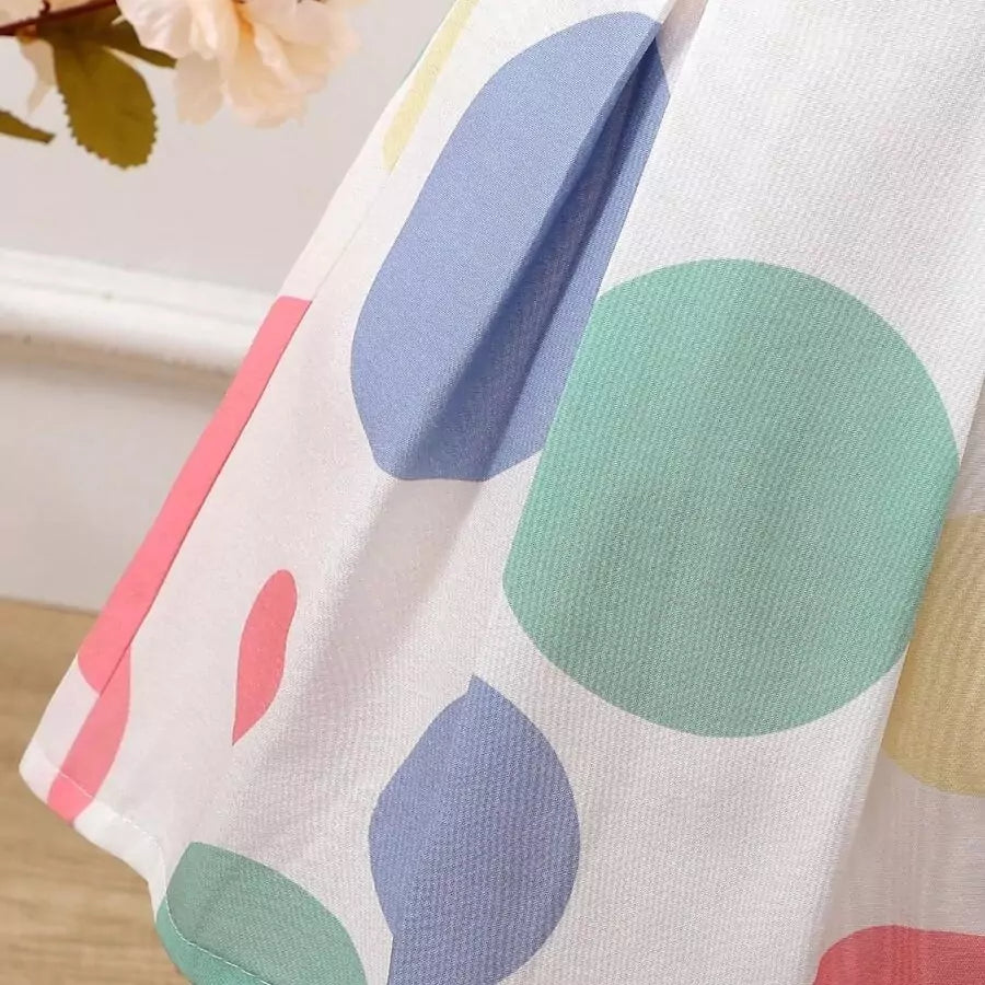 Vestido Infantil Doce Colorê 3 Meses a 3 Anos