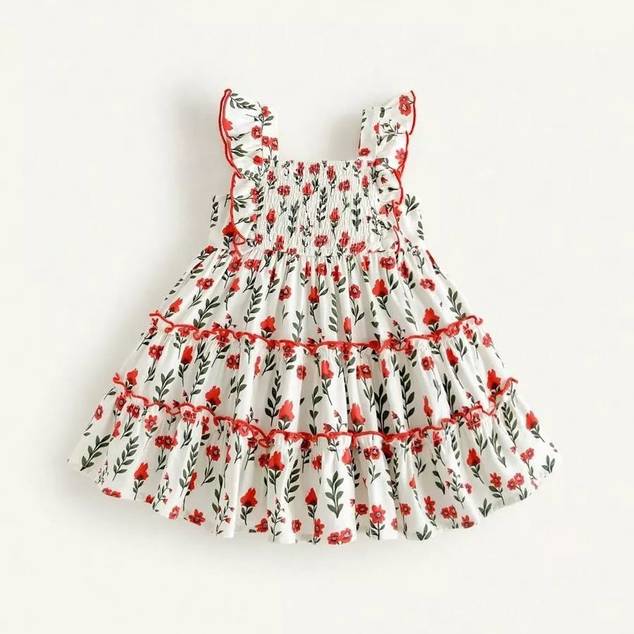 Vestido Infantil Encanto Floral 6M a 3A 